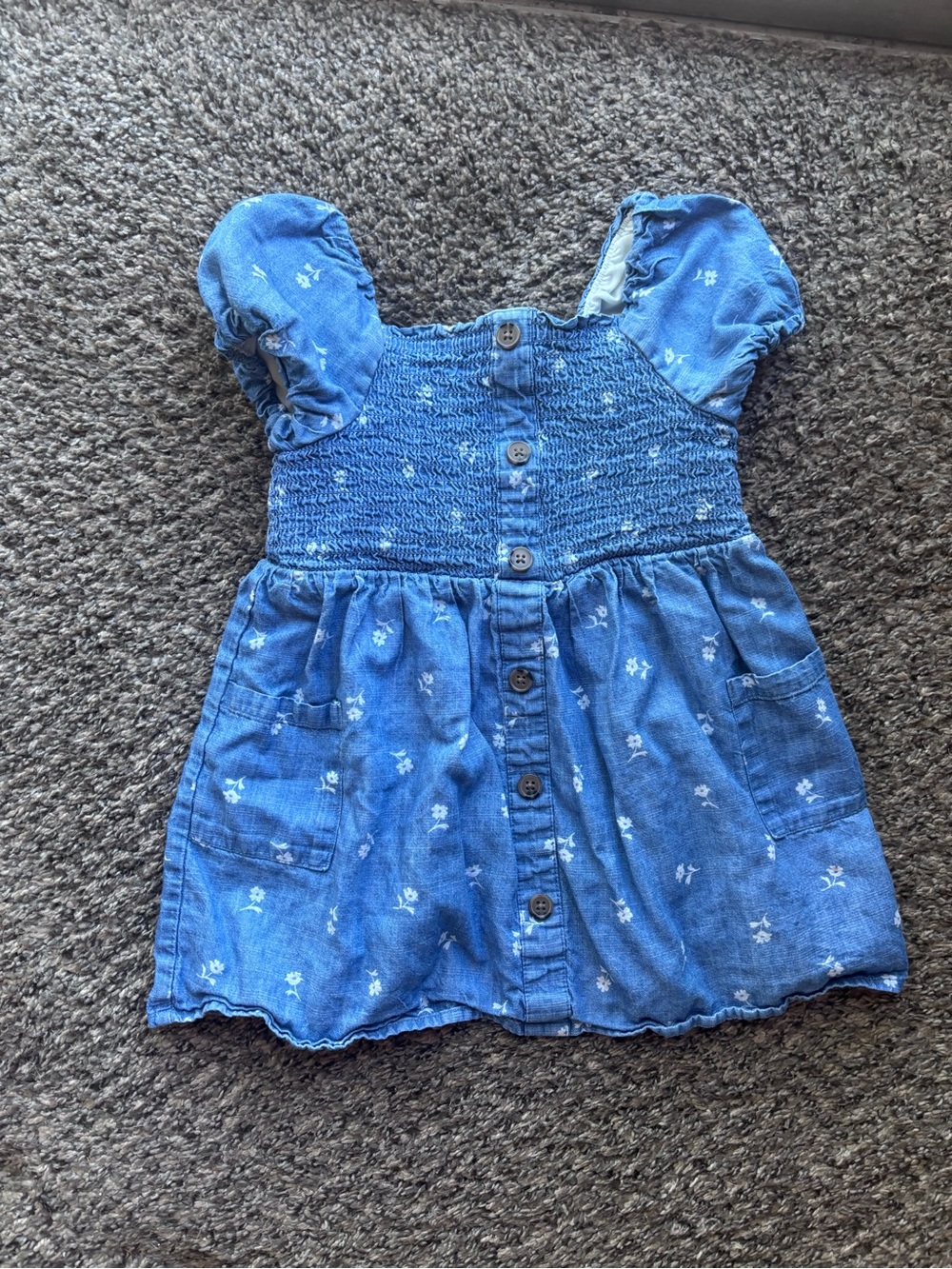 Cat & Jack Blue Floral Sundress 3T